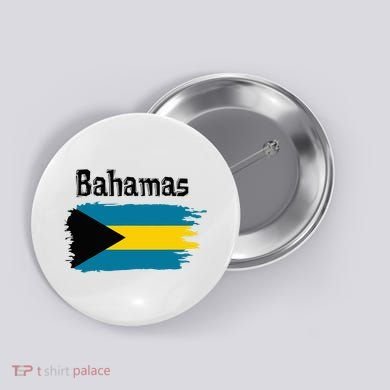 Bahamas Flag Button