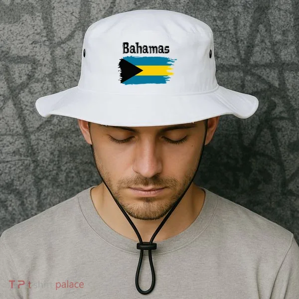 Bahamas Flag Bucket Hat