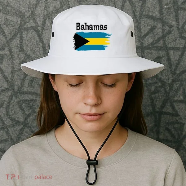 Bahamas Flag Bucket Hat