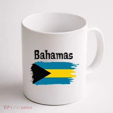 Bahamas Flag Coffee Mug back