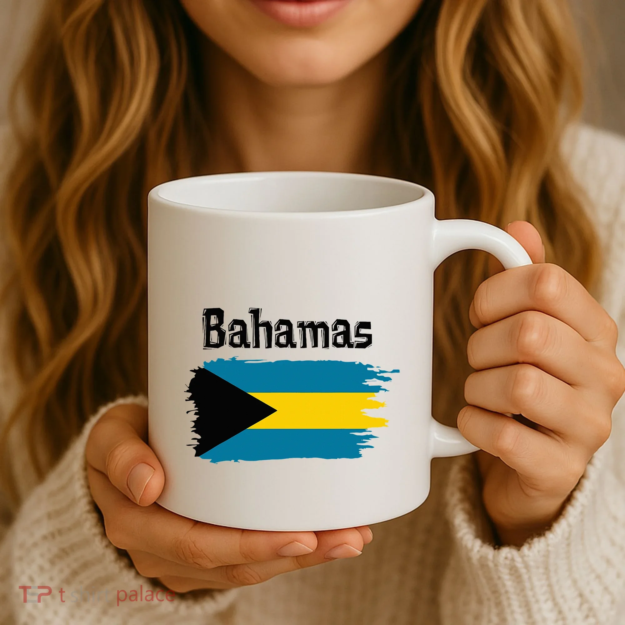 Bahamas Flag Coffee Mug