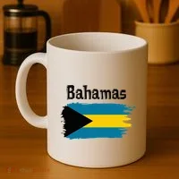 Bahamas Flag Coffee Mug thumb 4