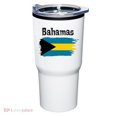Bahamas Flag Tumbler