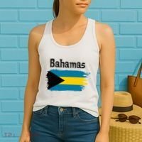 Bahamas Flag Women's Tank Top thumb 2
