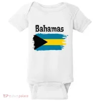 Bahamas Flag Baby Bodysuit thumb 0