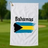 Bahamas Flag Golf Towel thumb 1