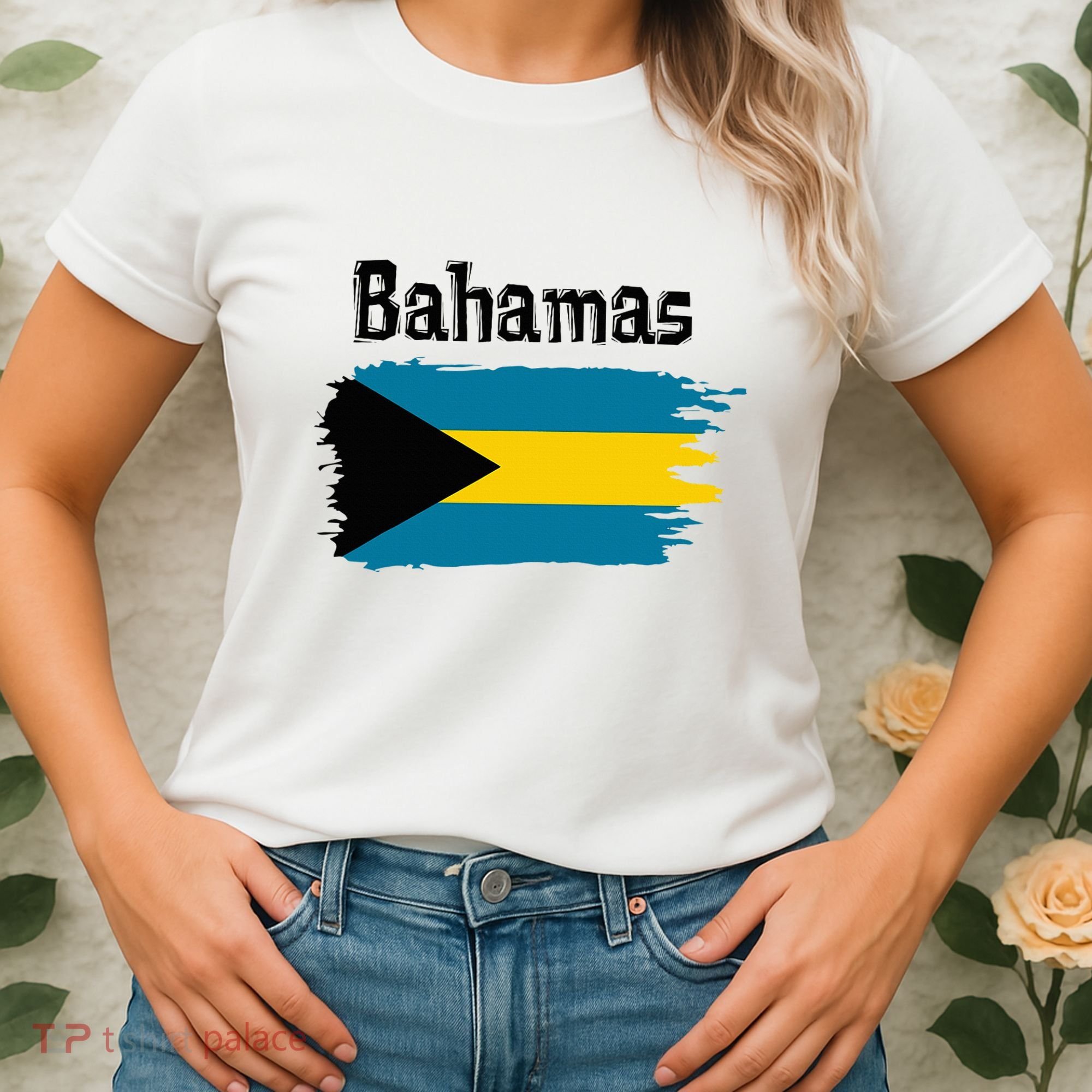 Bahamas Flag Women's T-Shirt