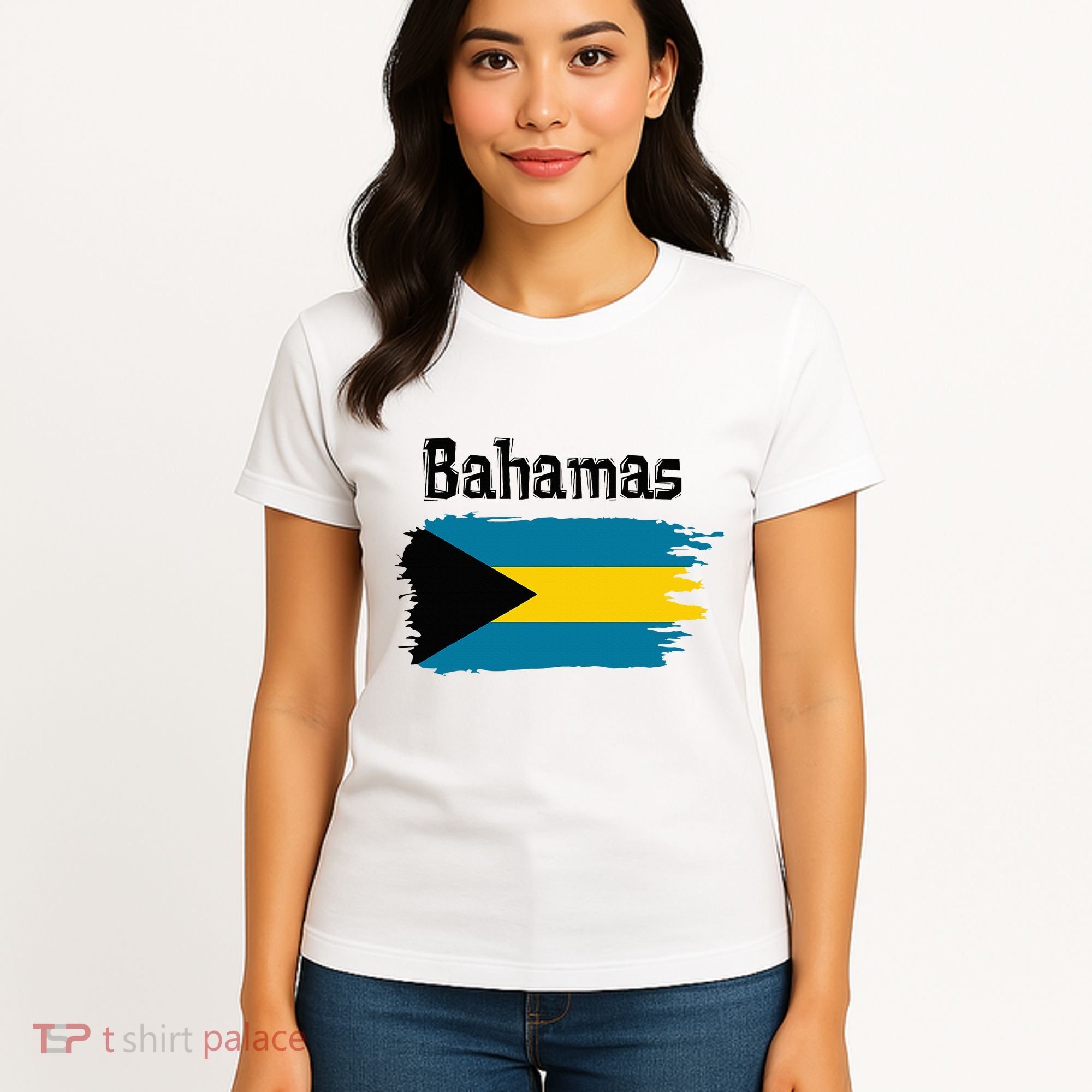 Bahamas Flag Women's T-Shirt
