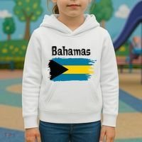 Bahamas Flag Kids Hoodie thumb 3
