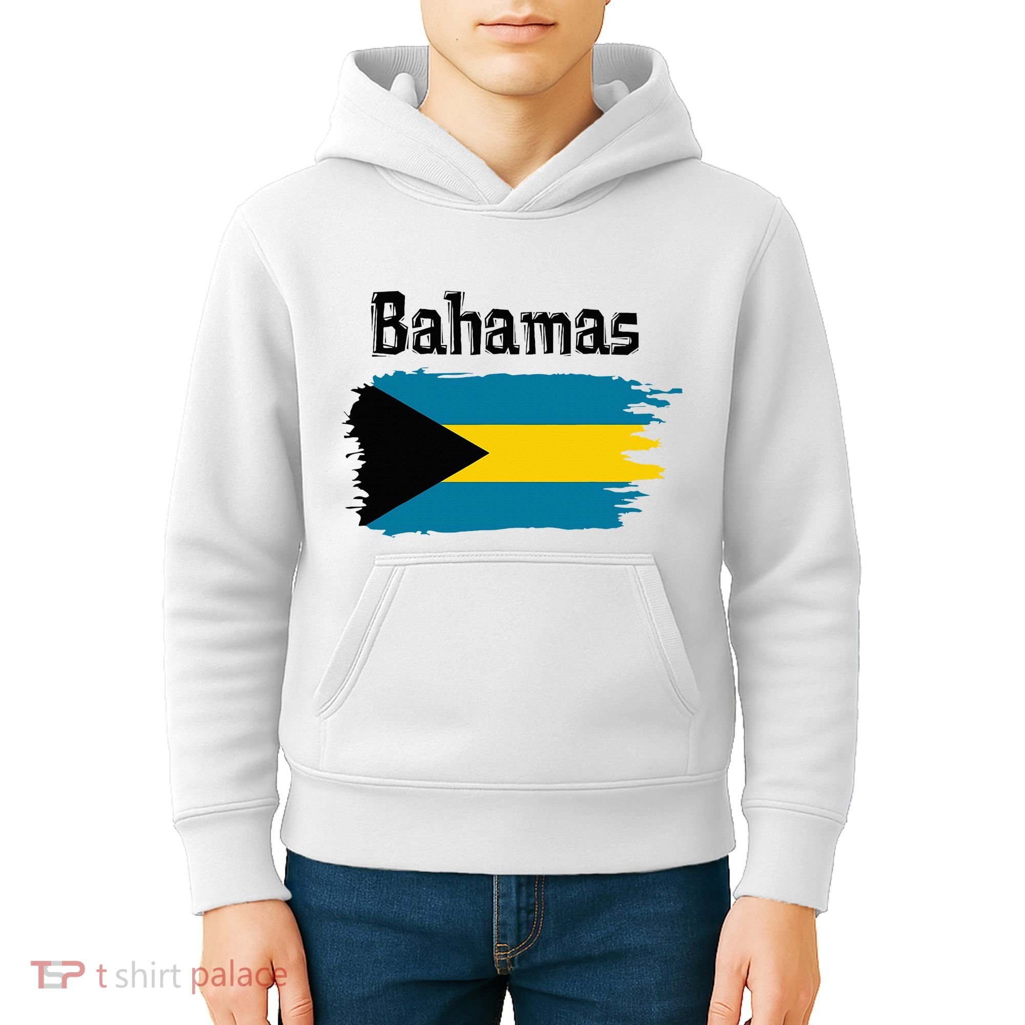 Bahamas Flag Kids Hoodie
