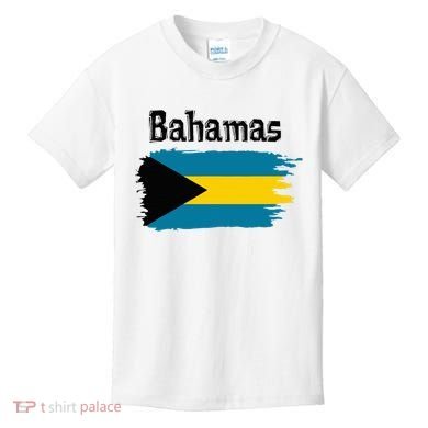 Bahamas Flag Kids T-Shirt