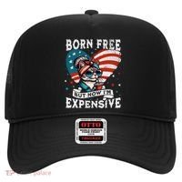 Born Free But Now IM Expensive Funny Mom Bun Cat July 4th Hat thumb 0