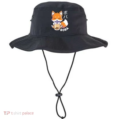 Boba Fox Bubble Tea Chibi Foxes Bucket Hat