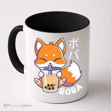 Boba Fox Bubble Tea Chibi Foxes Coffee Mug