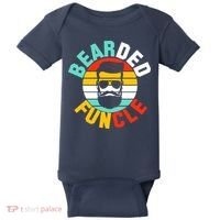 Bearded Funcle Baby Bodysuit thumb 0