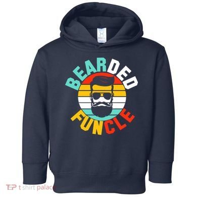Bearded Funcle Toddler Hoodie