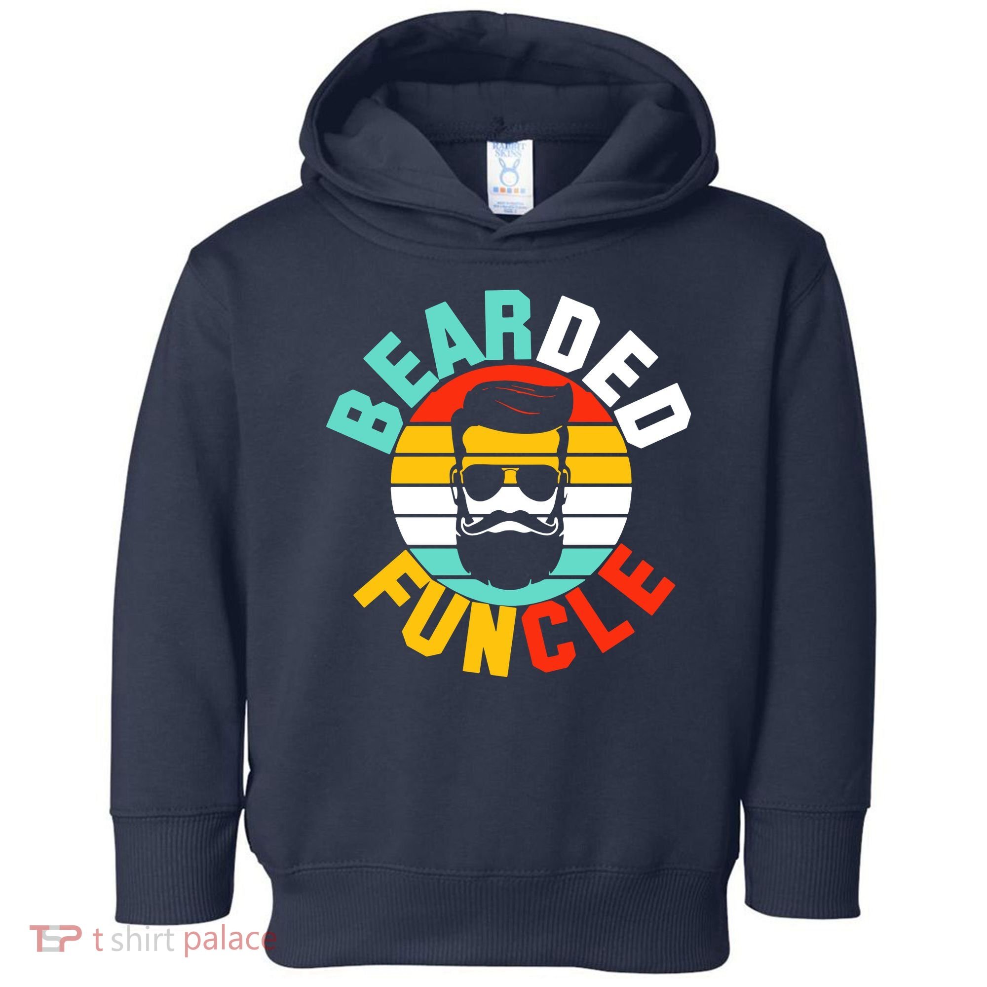 Bearded Funcle Toddler Hoodie