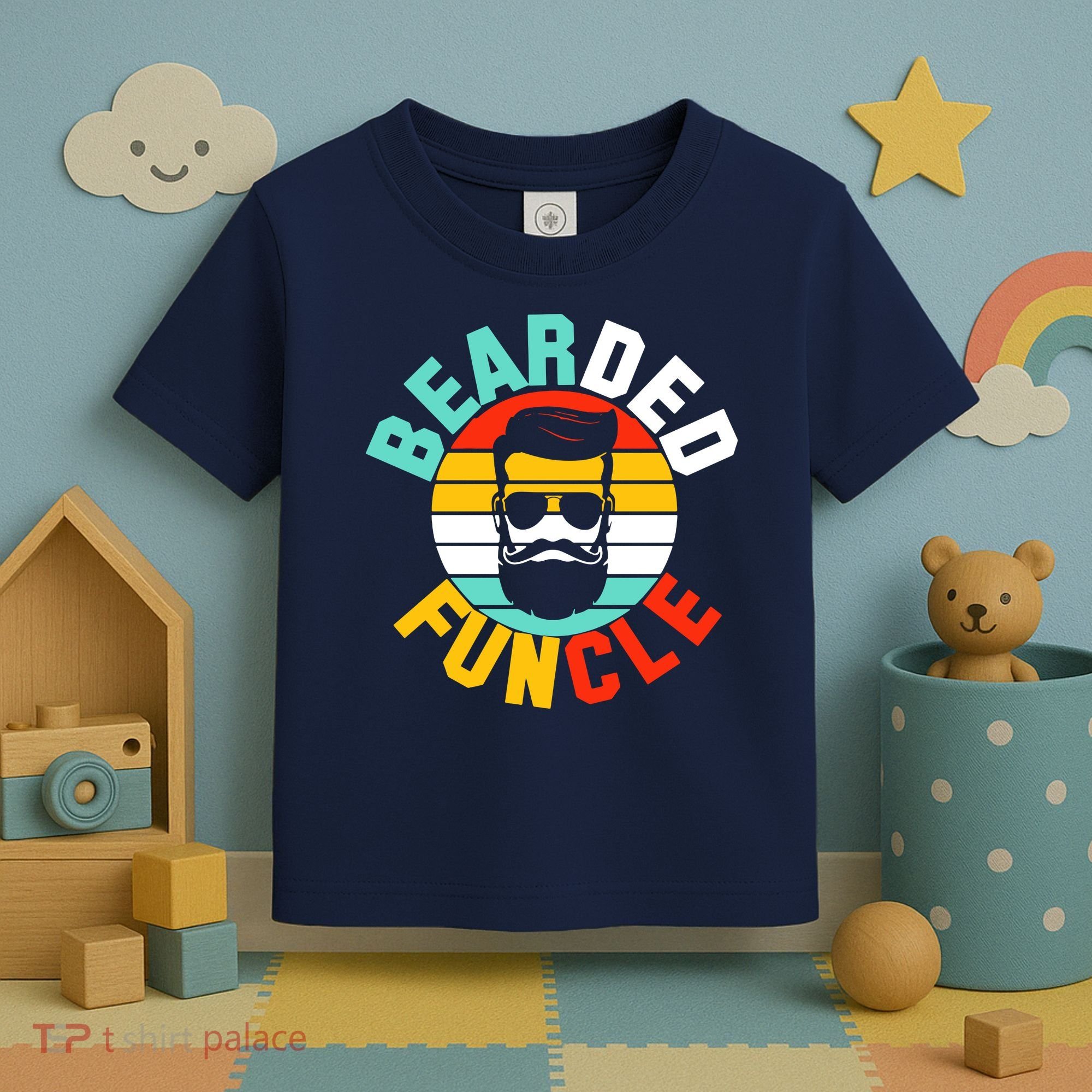 Bearded Funcle Toddler T-Shirt