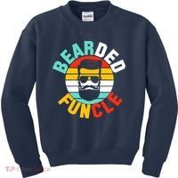 Bearded Funcle Kids Sweatshirt thumb 0