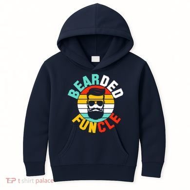 Bearded Funcle Kids Hoodie