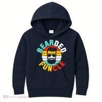 Bearded Funcle Kids Hoodie thumb 0