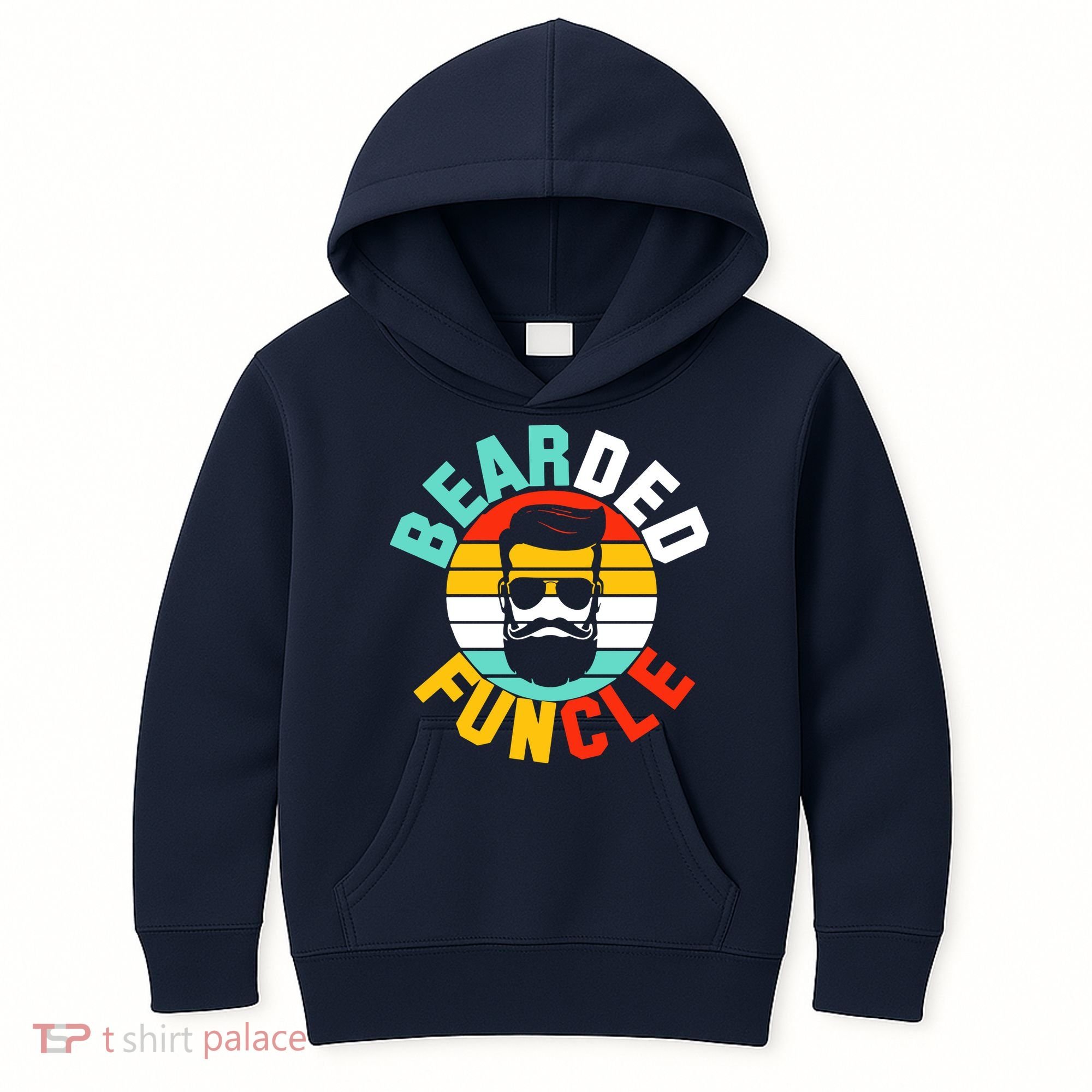 Bearded Funcle Kids Hoodie