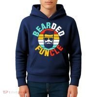Bearded Funcle Kids Hoodie thumb 4