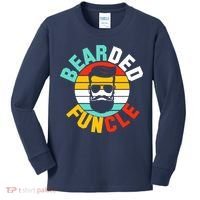 Bearded Funcle Kids Long Sleeve Shirt thumb 0