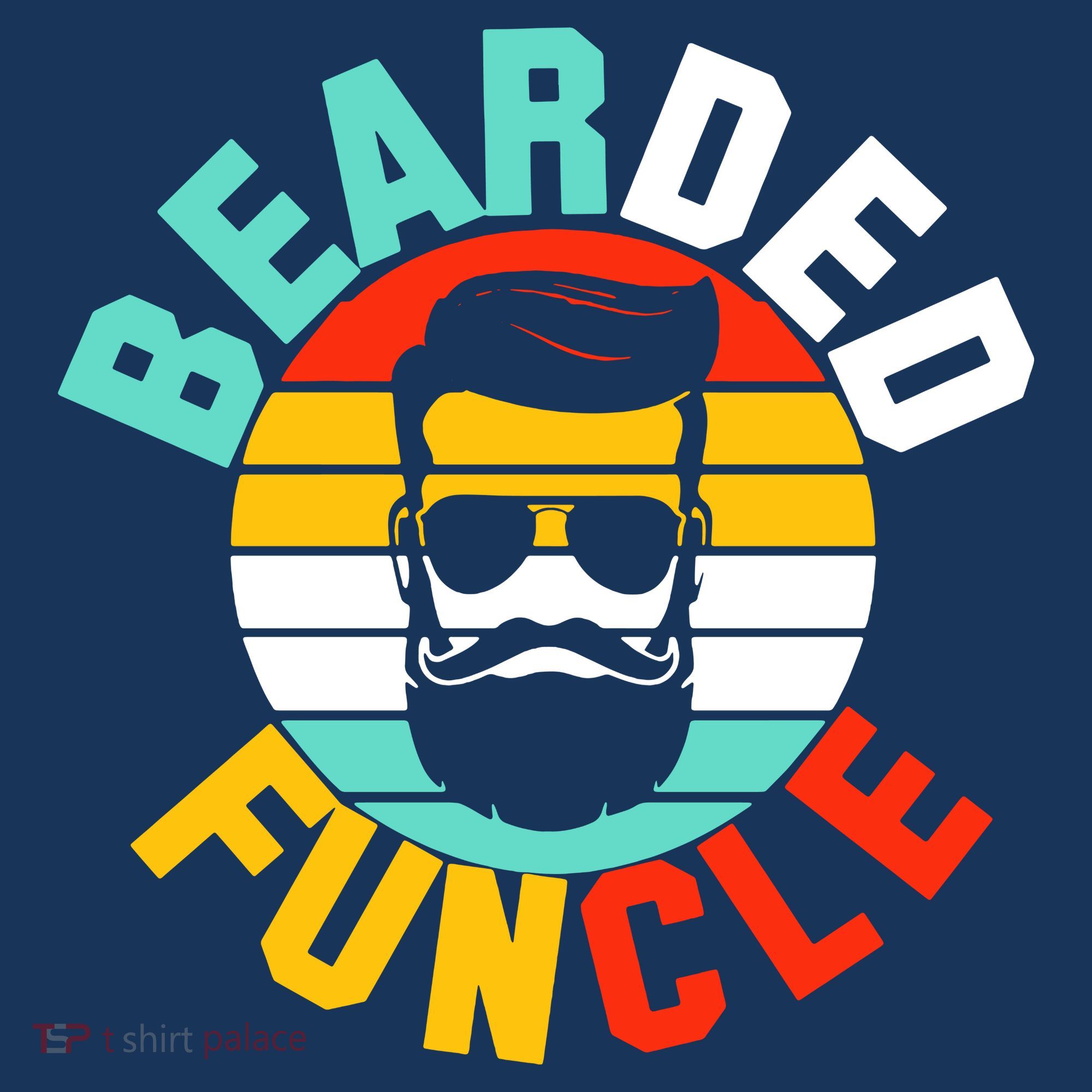 Bearded Funcle Kids Long Sleeve Shirt