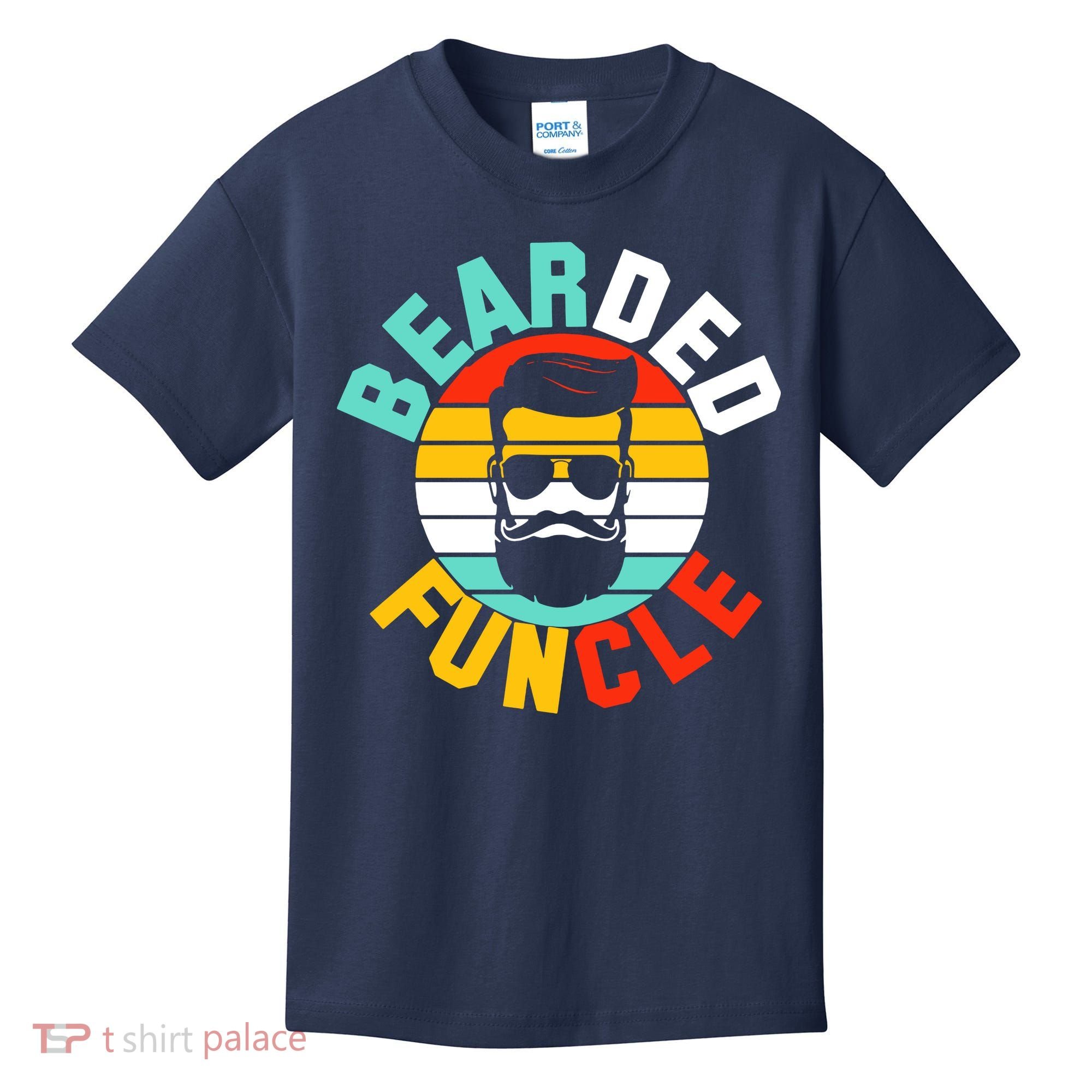 Bearded Funcle Kids T-Shirt