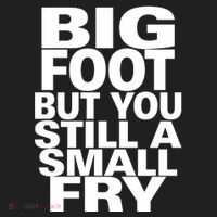 Big Foot But You Still A Small Fry Beanie thumb 2
