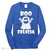Bye Felicia BOO FELICIA Funny Halloween Ghost Long Sleeve Shirt thumb 0