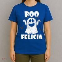 Bye Felicia BOO FELICIA Funny Halloween Ghost T-Shirt thumb 4