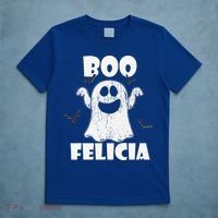 Bye Felicia BOO FELICIA Funny Halloween Ghost T-Shirt thumb 5