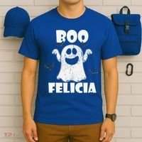 Bye Felicia BOO FELICIA Funny Halloween Ghost T-Shirt thumb 6
