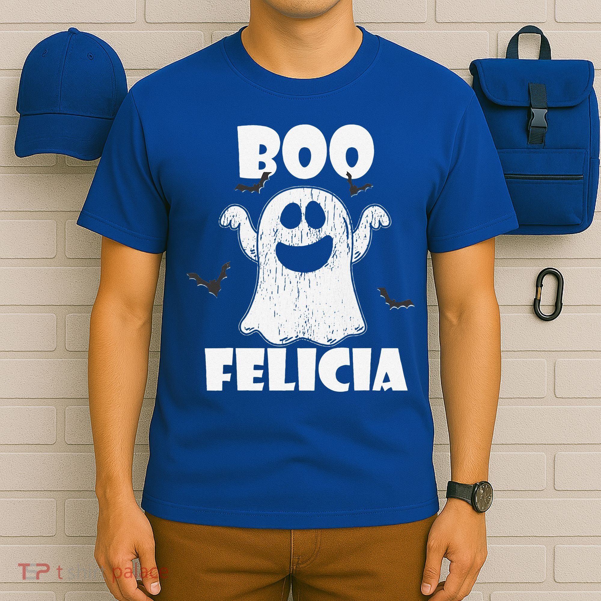 Bye Felicia BOO FELICIA Funny Halloween Ghost T-Shirt