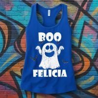 Bye Felicia BOO FELICIA Funny Halloween Ghost Women's Tank Top thumb 3