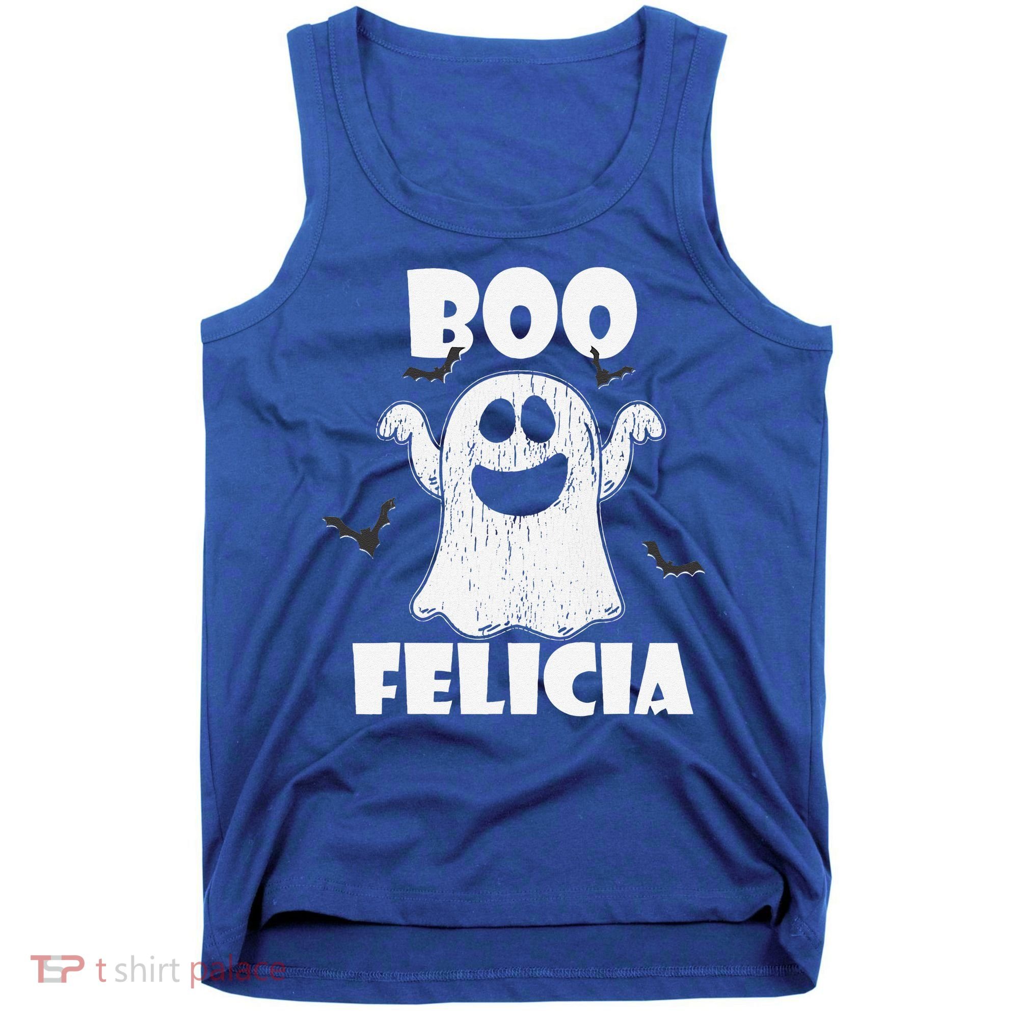 Bye Felicia BOO FELICIA Funny Halloween Ghost Tank Top