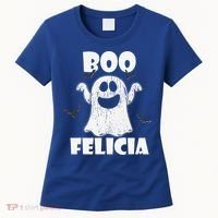 Bye Felicia BOO FELICIA Funny Halloween Ghost Women's T-Shirt thumb 0