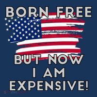 Born Free But Now I Am Expensive Funny T-Shirt thumb 7
