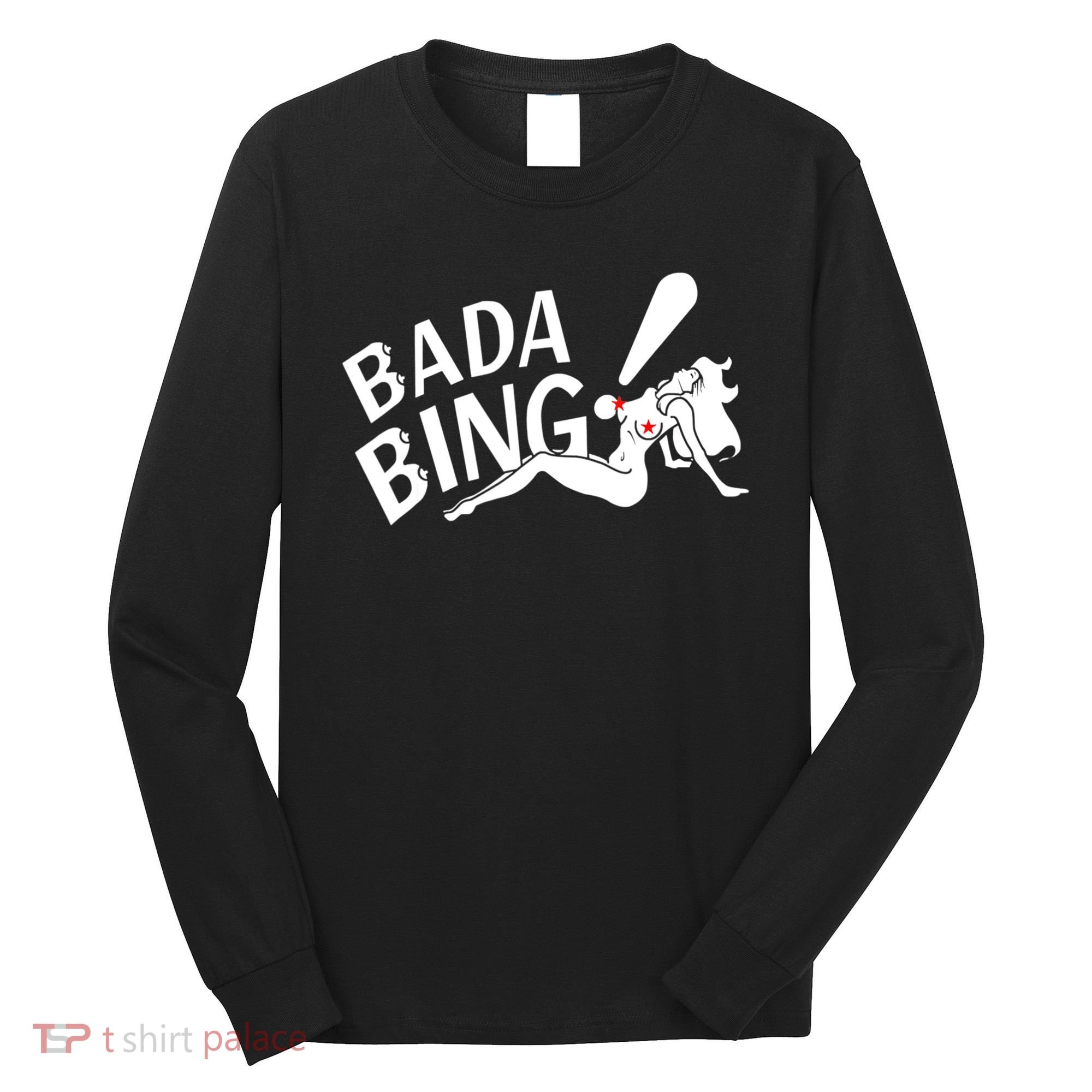 Bada Funny Bings Men's For Men Women Long Sleeve Shirt