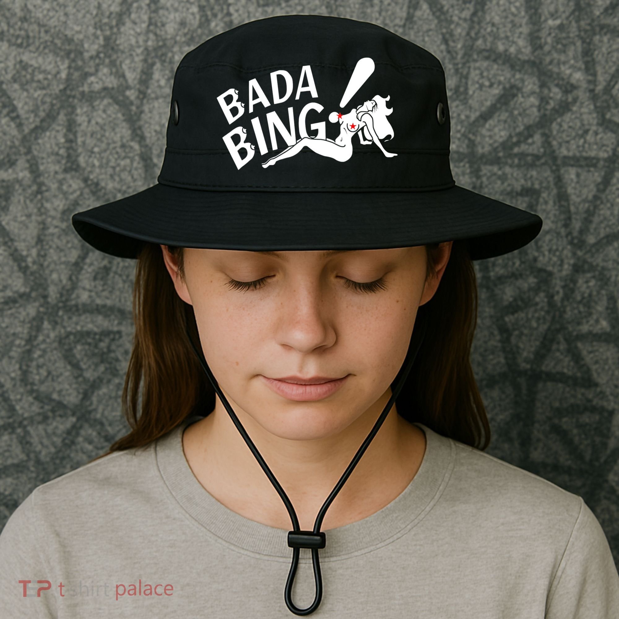 Bada Funny Bings Men's For Men Women Bucket Hat