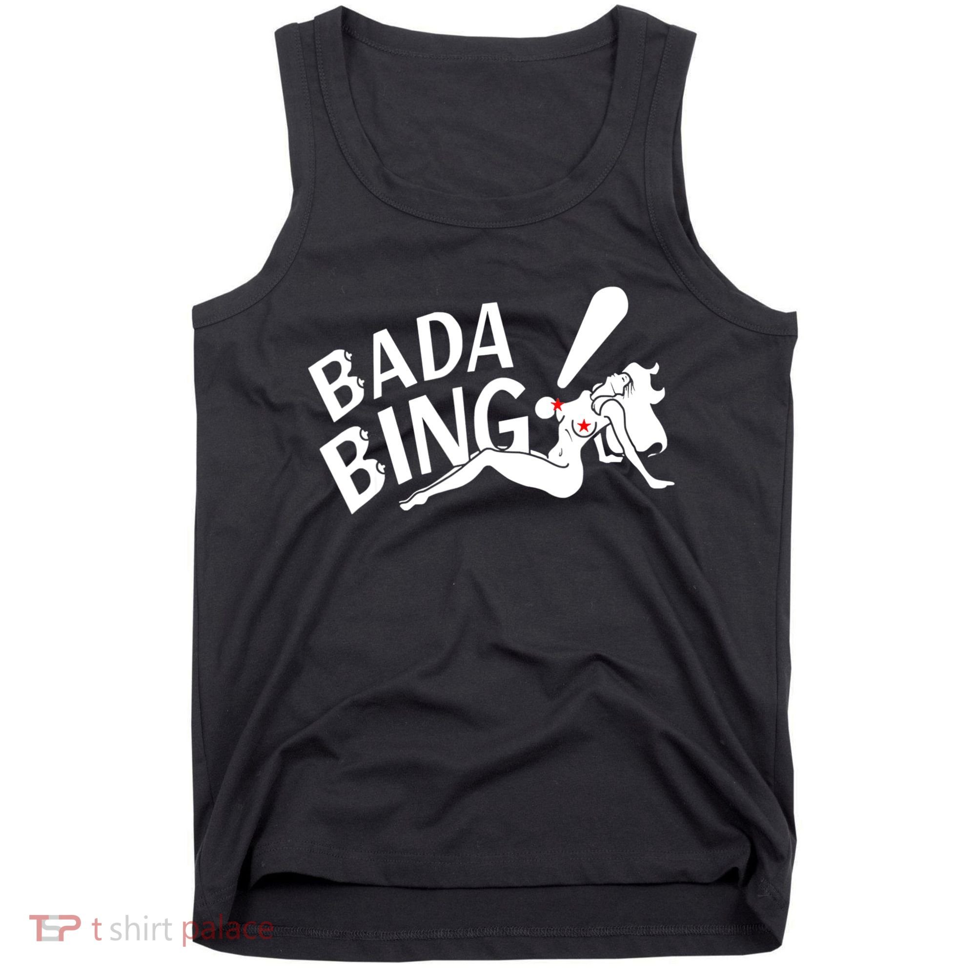 Bada Funny Bings Men's For Men Women Tank Top