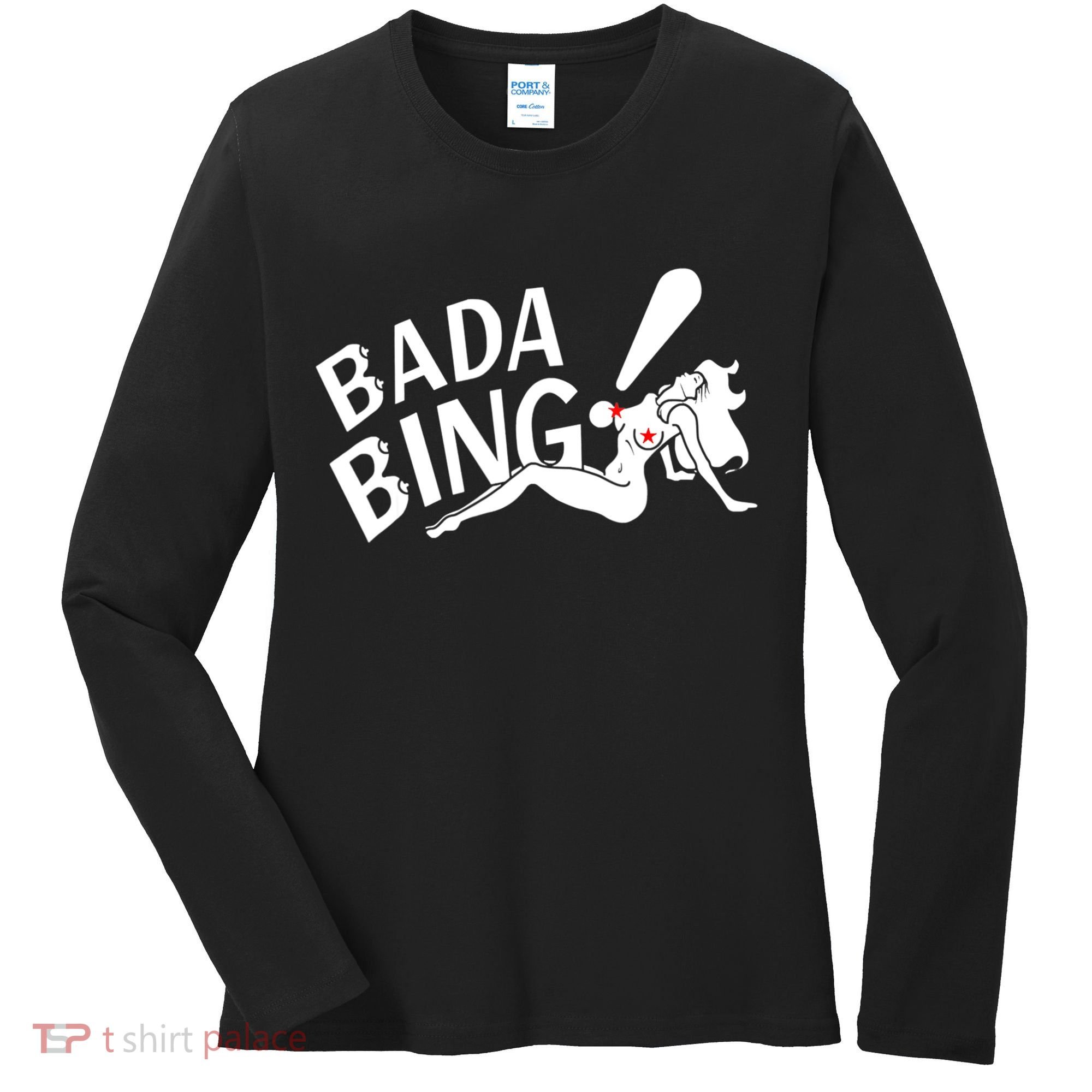 Bada Funny Bings Men's For Men Women Women's Long Sleeve Shirt