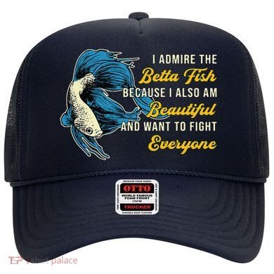 Betta Fish Because Fish Lover Aquarium Vintage Betta Fish Hat