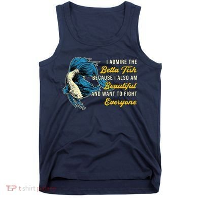 Betta Fish Because Fish Lover Aquarium Vintage Betta Fish Tank Top