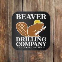 Beaver Fan Beaver Lover Funny Beaver Cute Beaver Coaster thumb 0