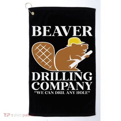 Beaver Fan Beaver Lover Funny Beaver Cute Beaver Golf Towel