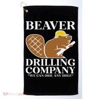 Beaver Fan Beaver Lover Funny Beaver Cute Beaver Golf Towel thumb 0