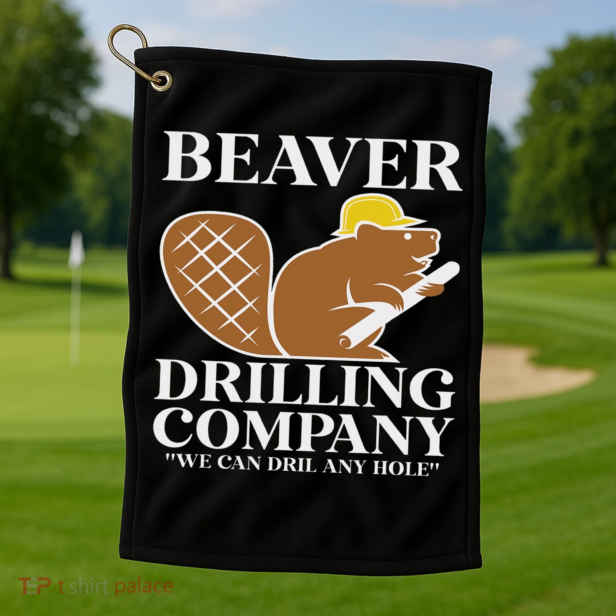 Beaver Fan Beaver Lover Funny Beaver Cute Beaver Golf Towel